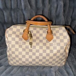 Louis Vuitton Speedy 30 Damier Azure